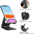 Cell Phone Stand, Desk Phone Holder, Cradle, Dock, Compatible with All 4-8inch Phones, Office Kitchen Traveling Accessories T1 Black...