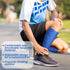 Chivao 2 Pairs Calf Brace Adjustable Shin Splint Support Lower Leg Compression Wrap Calf Sleeves for Men Women Pain Relief, Increases Circulation ...