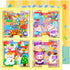 Cute Kawaii Cartoon Stickers Set -Transparent PET Scrapbook Sticker Decorative Decal for Bullet Journaling,DIY Arts Crafts,Album,Planners,Junk Jou...