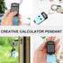 2pcs Mini Calculator Keychain Portable Cute Cartoon Calculator Electronic Pocket Calculator with Key Ring for Children Students School Supplies Ke...