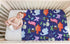 Baby Blanket Baby Dinosaur Cute Animals Flannel Throw Blanket Navy Blue Receiving Blanket Funny Baby Essentials for Boys Girls Multicolor 40x50 in...