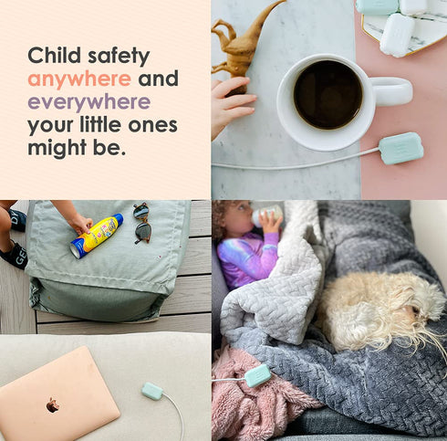 Geddy´s Mom Watch Your Mouth - The Award Winning Child Safety USDB Port Plug Cover| BPA & Phthalate-Free Charger Protector | Electrical Safety Bab...