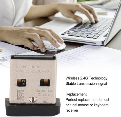 USB Receiver for M590 M720 M570 MX Series Mouse, 2.4G USB Dongle Mouse Receiver Adapter for K230 K270 K375S K400PLUS K780 K580 MK Series Keyboard...