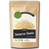 Eat Well Sesame Seeds, 6 oz Hulled White Sesame Seeds, Fresh Raw Whole Hulled Sesame Seeds, 100% Natural Herbs Spices Pure Gourmet Cooking Ingredi...