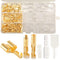 320pcs Double Bullet Wire Connectors, 3.9mm 3.5mm Male and Female Bullet Terminal Connectors with Insulation Sleeve, Crimp Terminal Automotive Ele...