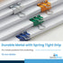 1InTheOffice Mini Binder Clips, Paper Clamp, Metal Binder Clips, Document Binder Clip, Assorted Color, 60 Pack...