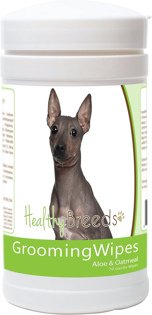 Healthy Breeds American Hairless Terrier Grooming Wipes 70 Count...