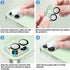Korecase [ 2 Pack Camera Lens Protector for iPhone 12, Aluminum Metal Lens Film, 9H Hardness Tempered Glass Camera Screen Cover,Bubble Free,Strong...