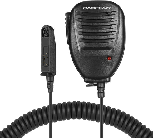BAOFENG Waterproof Speaker Two Way Radio Microphone Ham Radio Handheld Remote Shoulder Mic for Baofeng UV-9R UV-9R Plus MK1 UV-9R PRO UV-9G GT-3WP...