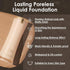 FOCALLURE PerfectBase Lasting Poreless Liquid Foundation, Medium to Full Coverage with Matte Finish, Covers Blemishes & Under-Eye Circles for All ...