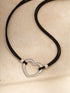 Sacina Black Heart Choker Necklace, Heart Necklace for Women, Black Choker, Boho Choker, Gothic Necklace, Valentine Gift, Christmas Jewelry Gift F...