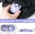 Transparent Wireless Mouse 3 Mode(BT5.1/BT5.1/2.4G) Bluetooth Mouse Silent Rechargeable Silm Portable Mouse for Laptop,PC,MacBook,Chromebook,iPad,...