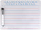 Pacon Handwriting Whiteboard Dry Erase Set, 2-Sided, Ruled/Plain, with Marker/Eraser, 9" x 12"...