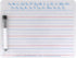 Pacon Handwriting Whiteboard Dry Erase Set, 2-Sided, Ruled/Plain, with Marker/Eraser, 9" x 12"...