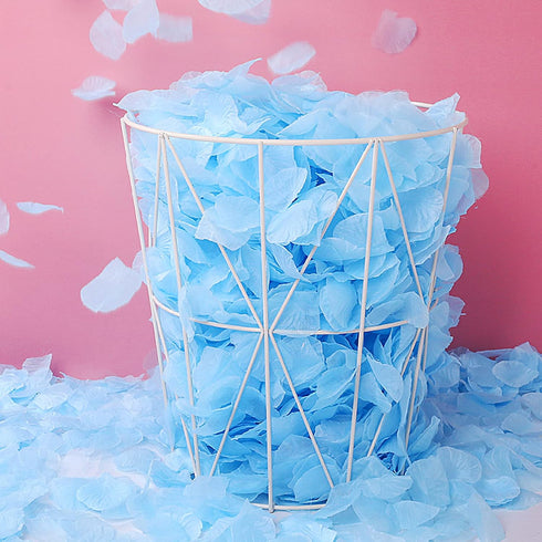 1000 Pcs Artificial Silk Rose Petals Decoration Wedding Party Color Light Blue...