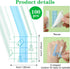 Qianyu 100 Pieces Makeup Hand Palette Single Use Makeup Mixing Palette Professional Makeup Artist Must Haves Disposable Transparent Waterproof Cos...