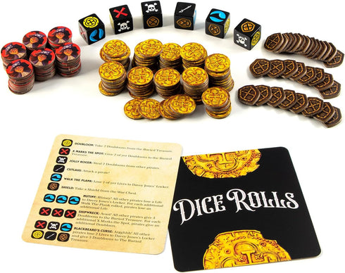 Booty Dice | Quick Pirate Dice Game | Great for Family Game Night | Perfect for Kids and Adults | Ages 8 and up...