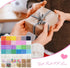 JMENGYI 8400pcs+ 3mm Glass Seed Beads for Jewelry Making 24 Colors Beads Bracelet Making Kit Small Beads Friendship Bracelet Beads Making Kit for ...