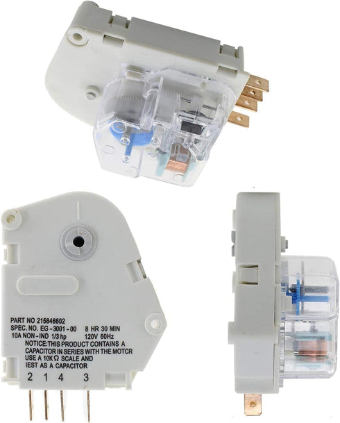 215846602 Refrigerator Defrost Timer by Seentech, Compatible with Kenmore Refrigerators – Replaces Part Number: 215846606 240371001 241621501 AP2111929 PS423801 PS423802