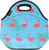 Wrapables® Insulated Neoprene Lunch Bag, Flamingoes...