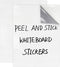 Dry Erase Board Sticker - 8.3'' x 11.7'' x 2PK New Stain Proof Dry Erase Sheets - Whiteboard Stickers - White Board Stick On Wall/Desk/Refrigerato...