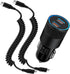 Type C Fast Car Charger for iPhone 15 Pro Max,Samsung Galaxy S24/S23/Z Flip5/Fold5/A55/A15/A54/S22/A14/A13,Pixel 8 Pro,60W Dual USB-C Car Rapid Ch...