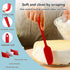 Silicone Rubber Spatula Set for Baking,Rubber Kitchen Utensils,Food Grade BPA-Free for Nonstick Cookware, Heat Resistant Spatula for Cooking & Mix...
