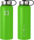 IRON °FLASK Sports Water Bottle - Wide Mouth with 3 Straw Lids - Stainless Steel Gym & Outdoor Bottles for Men, Women & Kids - Double Walled, Insu...