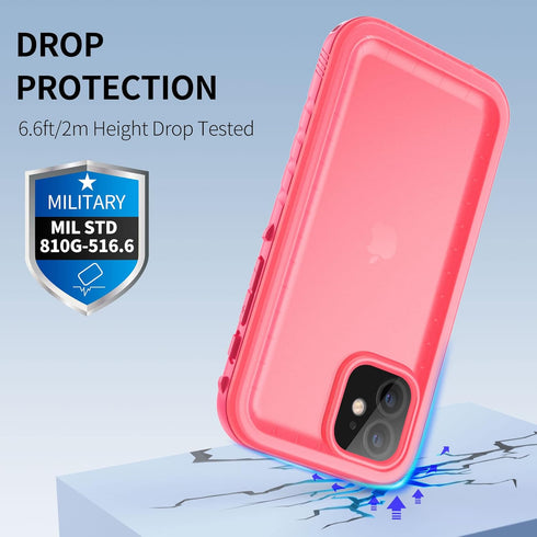 SPORTLINK Compatible with iPhone 12 Pro Waterproof Case - Full Body Shockproof Dustproof Phone Screen Protector Rugged Waterproof Case for iPhone ...