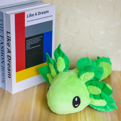 Axolotl Plush Toy,14" Axolotl Stuffed Animal,Salamander Axolotl Plush Doll Gifts for Boys Girls Birthday Christmas, New Year (Green)...