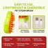 Cat Steam Brush for Shedding Massage & Dirt Removes Loose Tangled & Static Fur | Short & Long Haired Pet | Misting Water 3 in 1 Grooming Comb w So...