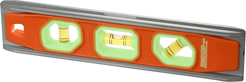 Johnson Level & Tool 1435-0900 Magnetic Glo-View Torpedo Level, 9", Orange, 1 Level...