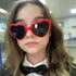 Heart Shaped Sunglasses For Women,Trendy Heart Glasses Cute Retro Sun Glasses Taylor Cupid Party...