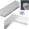 4 Pcs Gutter Valley Splash Guards,Rain Gutter Valley Roofing Gutter Guards, Diverter Roof Rain Diverter for House Shingle Roofs Corner (4)...