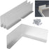 4 Pcs Gutter Valley Splash Guards,Rain Gutter Valley Roofing Gutter Guards, Diverter Roof Rain Diverter for House Shingle Roofs Corner (4)...
