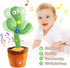 Kids Dancing Talking Cactus Toys for Baby Boys and Girls, Singing Mimicking Recording Repeating What You Say Sunny Cactus Electronic Light Up Plus...