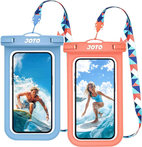 JOTO IPX8 Waterproof Phone Pouch Case, Underwater Dry Bag for Phone Protector for iPhone 15 14 13 12 11 Pro Max, Galaxy S24 S23 S22 Ultra Pixel to...