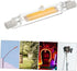 Uonlytech Horizontal Double-Ended Double Ended Led Tube Wiring Led Lightbulb Led Light Bulbs 12v Led Flood Light Glass Tube Halogen Equivalent R7s...