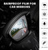 2 PCS Car Rearview Mirror Film, 3.93" x 5.7" Waterproof Mirror Films, Anti-Fogging Rear View Safe Driving Sticker Film for Most Vehicles, Universa...