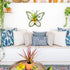 idyllic Butterfly Shaped Wreath with Pastel Berries and Floral Spring Artificial Wreaths for Front Door Decor...