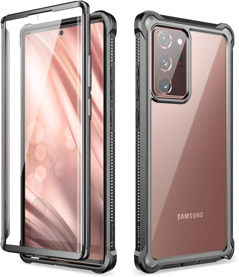 Dexnor for Galaxy Note 20 Ultra Case with Screen Protector Clear 360 Full Body Rugged Protective Shockproof Hard Back Cover Heavy Duty Defender Bu...