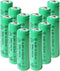 12 Counts AA 650mAh NiMH Rechargeable Batteries,1.2V Double A Battery for Outside Solar Lawn Light...