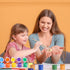 Acrylic Paint Set,48 Paint Pots in 6 Colors,Set of 8 Washable Paint Sets,Acrylic Paint Strips with 8 Pcs Paintbrushes,Craft Paint Sets for Kids & ...