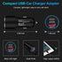 48W USB C Car Charger, All Metal 12V USB Outlet PD & QC 3.0 Fast Charge iPhone Car Charger Adapter Type C Flush Fit Car Plug for iPhone 15 14 13 1...