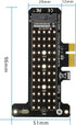 GELRHONR M.2 NVME SSD to PCIe X1 Host Controller Expansion Card,Supports 2280, 2260, 2242, 2230 Solid State Drives(Do not Support NGFF)...