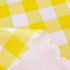 MANGATA CASA Yellow Gingham Tablecloth for Square Tables-Checkered Table Cloth Waterproof Kitchen & Table Linens-Polyester Buffalo Plaid Wrinkle F...