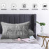 Emvency Throw Pillow Cover Rustic Gray Follow Your Dreams Decorative Pillow Case Monogram Home Bed Decor Rectangle Queen Size 20x30 Inch Cushion P...