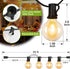 25Ft G40 String Lights, Patio Lights with 13 Bulbs(1 Spare), Waterproof Connectable Shatterproof Outdoor String Lights for Backyard Porch Balcony ...