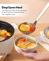 Premium Stainless Steel Serving Spoons and soup ladle, Matte Large Serving Spoon Slotted Spoons for Cooking 14.7Inch, Set of 2...