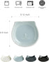 Ceramic Spoon Rest for Kitchen Counter, 5.12 Inches Cute Spoon Holder for Stove Top, Cat Utensil Rest Cooking Spoon Holder, 1 Pack Light Gray...